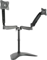 Dual Monitor Gas Spring Free-standing Mount / Deluxe Stand Fits 2 Screens 13-27 on sale Dual Monitor Gas Spring Free-standing Mount / Deluxe Stand Fits 2 Screens 13-27 on sale