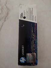 HP Genuine 128A Black Toner Print Cartridge CE320A New But Open Box