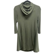 Saturday Sunday Anthropologie Cowl Neck Dress sage green women’s XS witchy Boho