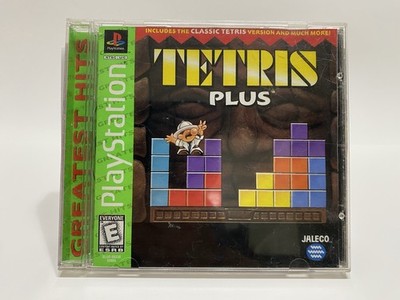 Tetris Plus Greatest Hits (Sony PS1, 1996) Complete W/ Manual -Tested & Works