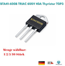 BTA41-600B TRIAC 600V 40A Thyristor TOP3 &ndash; Menge w&auml;hlbar (1&ndash;10 St&uuml;ck)