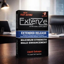 Extenze Male Enhancement Maximum Strength Capsules, 15 Count   Exp 2027