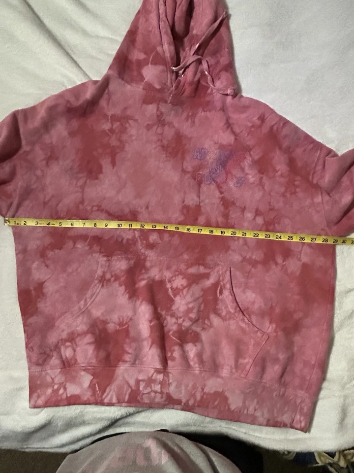 A-holes Live Forever Pink Tie Die Hoodie With Colorful Logo Size XXL - Image 3 of 4