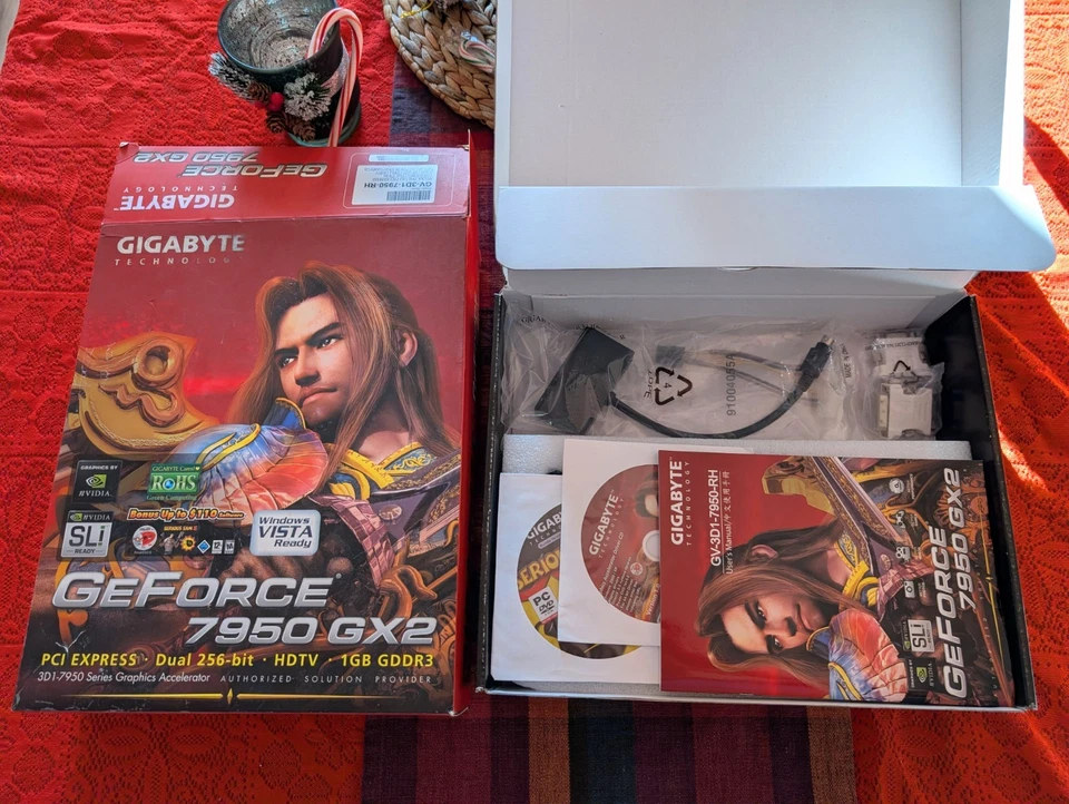 Gigabyte Nvidia GeForce 7950 GX2, SLI Type Boxed, Tested Working!! - Image 4 of 4