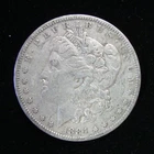 1884 S Morgan Silver Dollar  ab801