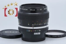 Very Good!! Nikon Micro NIKKOR 55mm f/3.5 Non Ai Lens