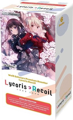 Weiss Schwarz Lycoris Recoil Premium Booster Box ENGLISH NEW SEALED 1st Edition