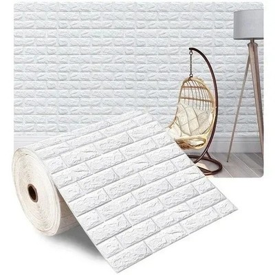 3D Tile Brick Wall Sticker Self-adhesive Waterproof Foam Panel Wallpaper USA