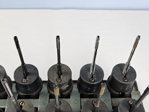 Sunnen Honing Mandrel Adapter Rack Set Assortment Lot of 16 Untested for Parts - Picture 10 of 22