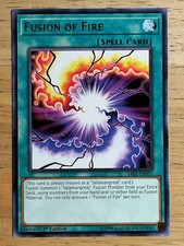 2019 Yu-Gi-Oh Savage Strike 1st Edition #SASTEN057 Fusion of Fire R (NM)