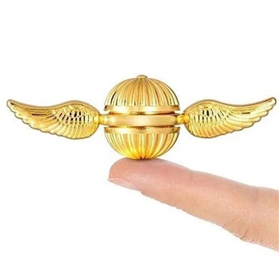 Gold Fidget Spinner Magic Orb Anxiety Toys Stress Relief Reducer Spin Fidgets...