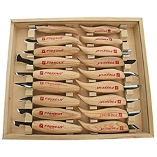 Flexcut Deluxe 18 Pc. Carving Knife Set