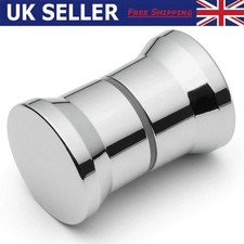 Chrome Shower Door Handle Knob For Shower Enclosures Glass Door Handles UK