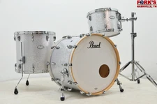 Pearl Music City Custom Maple/Gum 3pc Drum Kit - "Classic Silver Sparkle"