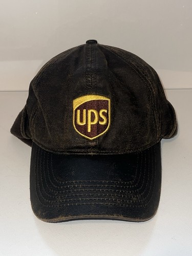 UPS Brown Uniform Hat Ear Flap Cap Cotton Polyester RN#128218 One Size