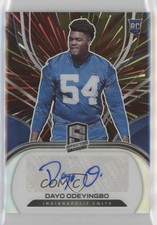 2021 Panini Spectra Rookie Auto Hyper Prizm 24/60 Dayo Odeyingbo #249 Auto 0ee0