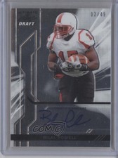 2011 Leaf Ultimate Draft Metal 2/49 Bilal Powell #U-BP1 Auto 1u0