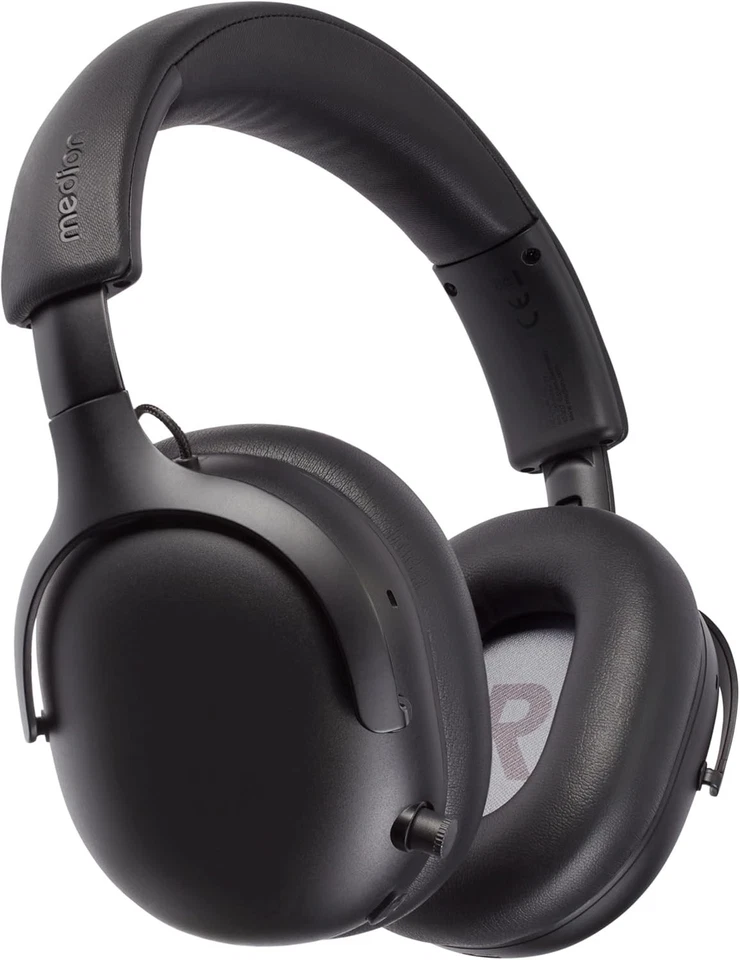 MEDION HX-1 Pure Bluetooth Over-Ear Kopfhörer – 100h Akku, Noise Isolation, IPX4 - Bild 2 von 4