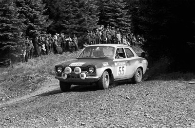 Ford Escort MkI during the Scottish Rally on June 03 1972 Racing Old Photo 5