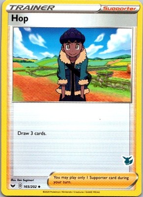Hop - (Eevee Stamped) Battle Academy 2022 165/202 NM