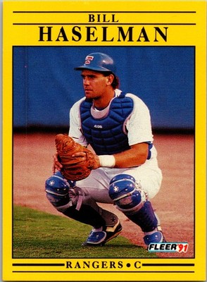 1991 FLEER BASEBALL #287 BILL HASELMAN