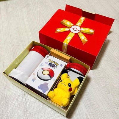 Pokemon Center Limited Pokemon GO Plus + Pikachu Mascot Pouch Set New