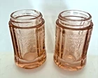Pink Depression Glass Salt and Pepper Shakers