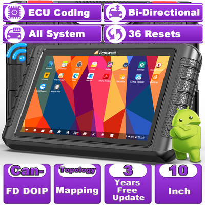 Foxwell NT1009 All System Bidirectional Diagnostic Scanner ECU Coding ABS SRS