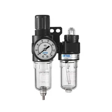 Compressed Air Filter Regulator Lubricator Combo Airtac AFC2000 1/4''NPT 0-14...