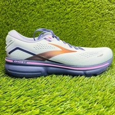 Brooks Ghost 15 Womens Size 7.5 Gray Purple Pink Athletic Running Shoes Sneakers