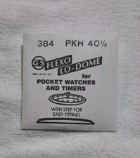 Germanow-Simon (GS) PKH40 1/2 Watch Crystal NOS Part Flexo Lo-Dome Replacement 