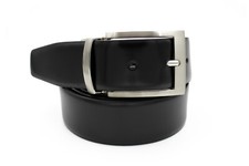Marco Valentino Black Leather Men's Belt