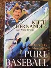 PURE BASEBALL - KEITH HERNANDEZ NY METS SIGNED AUTOGRAPH BOOK 1ST ED DJ JSA COA