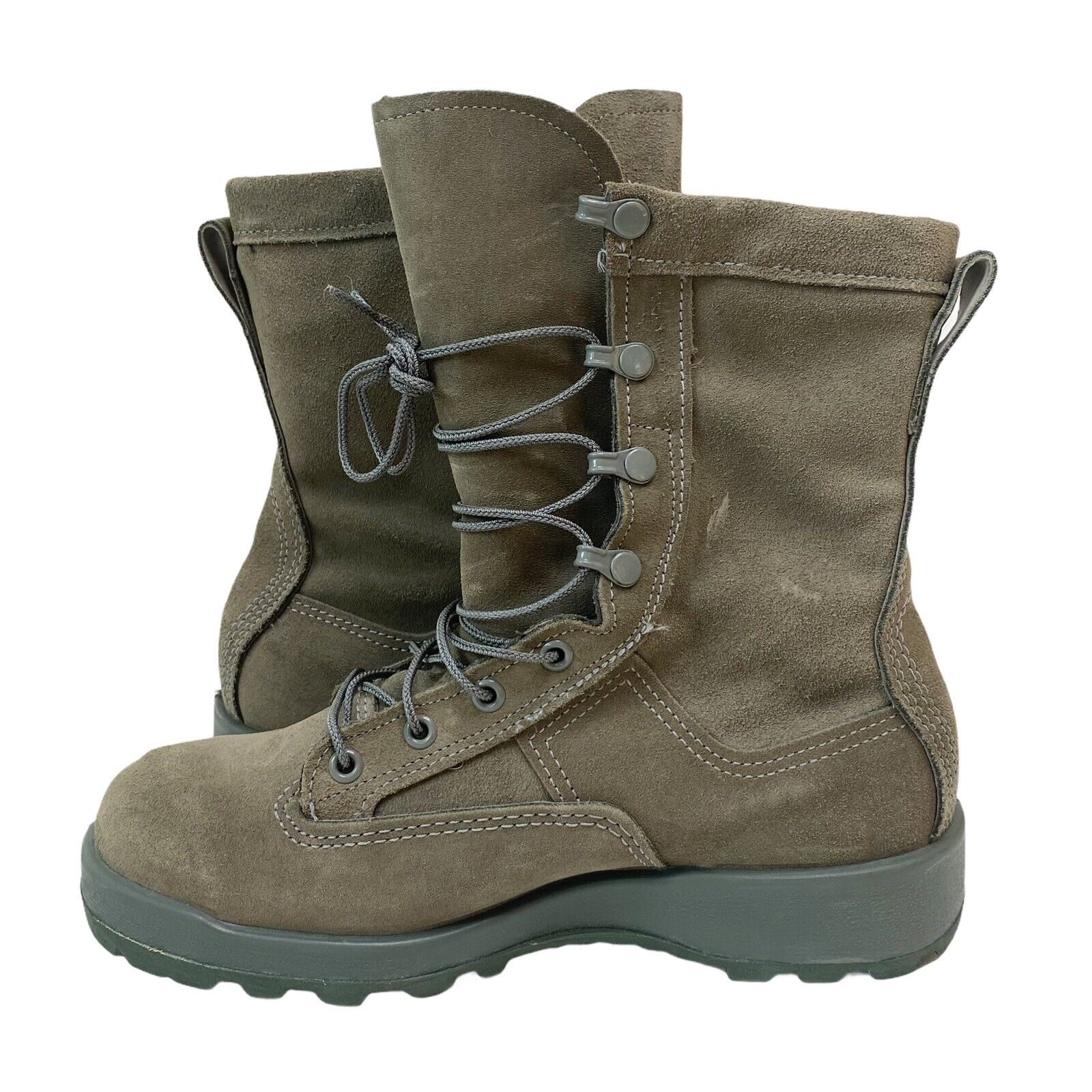Belleville Tactical Sage Green Combat Army Boots 5.5 R Vibram Gore-Tex  Military