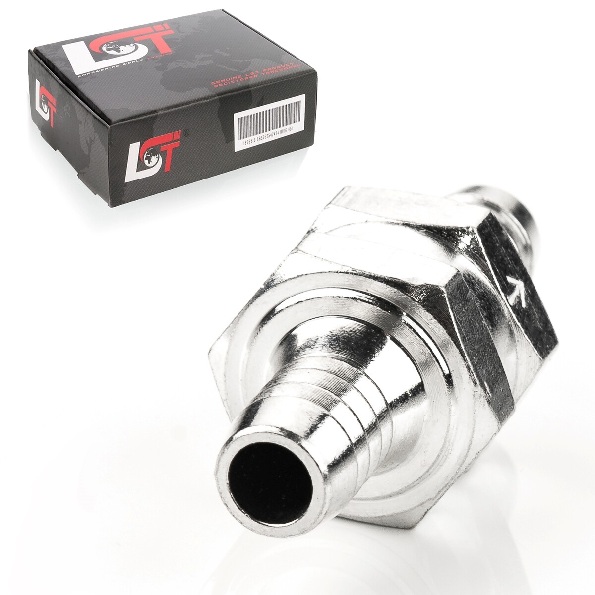 Hand pump transfer fuel straight Ø 10mm valve aluminum for LAND ROVER