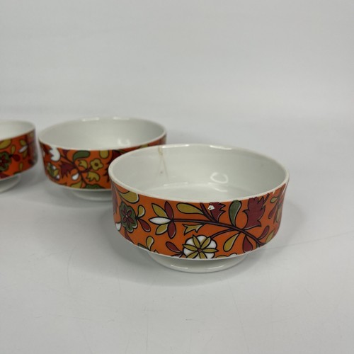 Vintage Holt Howard Flower Power Pedestal Candy Trinket Dish Bowl Lot Of 4 - Picture 2 of 8