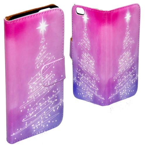 Para Huawei Series - Árbol de Navidad Tema Impresión Billetera Teléfono Móvil Cubierta #2 - Imagen 5 de 10