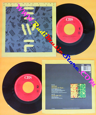 LP 45 7''EARTH WIND & FIRE Heritage Gotta find out 1990 Holland CBS no cd mc dvd