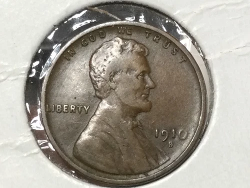 1910-s Lincoln cent in extra fine