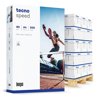 Inapa Tecno star DIN A4 Kopierpapier 80g,Weiß, 2500 Blatt (2100011527)