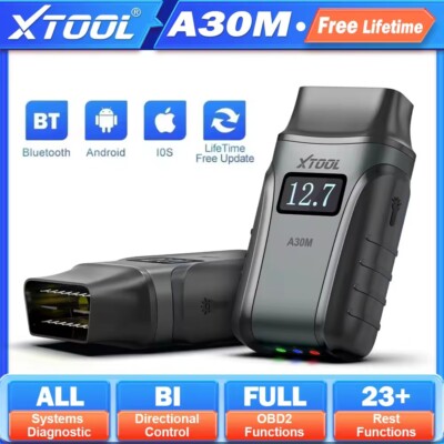 2026 XTOOL A30M V2.0 BT OBD2 SCanner All System Bidirectional Diagnostic Tool