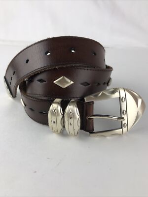 Tony Barcelo Vintage Leather Belt 80s Tony Barcelo Leather Belt - Lucky Vintage main image 4