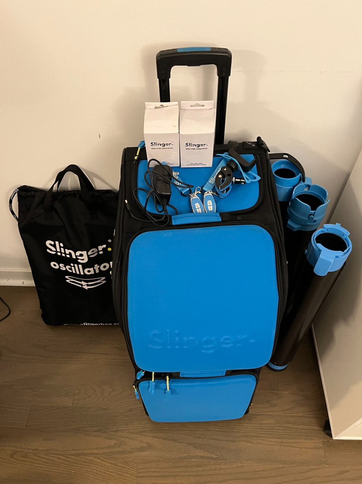 Mint Condition Slinger Tennis Ball Machine + Oscillator eBay