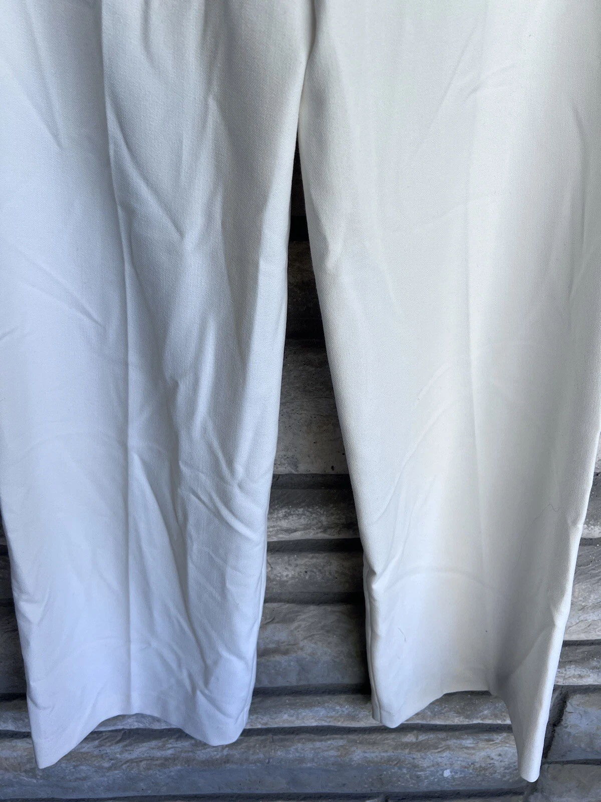 OFF WHITE Abito lungo Zara pantaloni spenti bianco piccolo