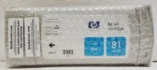 Genuine HP #81 (C4931A) Ink Cartridge Cyan Designjet 5000 5500 NEW (264)
