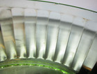 Vintage Green Uranium UV Vaseline Glass Refrigerator Dish with Lid Glows OVAL — photo 9