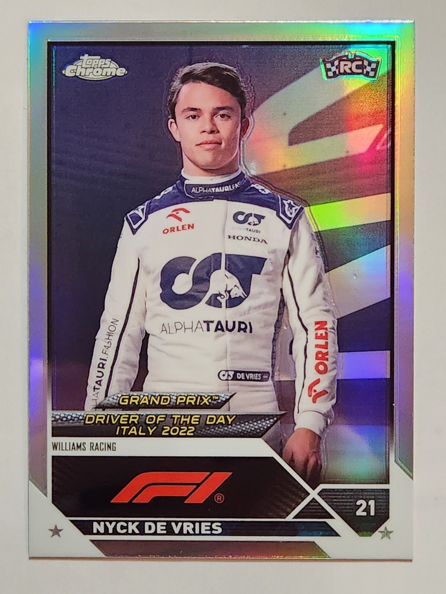 2023 Topps Chrome Formula 1 - Grand Prix Driver of the Day Nyck De