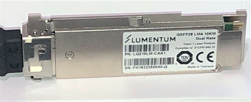 LUMENTUM QSFP28 LM4 10KM 34061478 LQ210LM-CAA1 - Photo 2/2