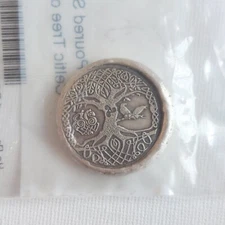 Hand Poured Celtic Tree of Life 1 Troy OZ .9999 Silver Round APMEX SEALED