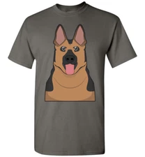 German Shepherd Dog Cartoon T-Shirt Tee - Men Women Youth Tank Long Sleeve GSP